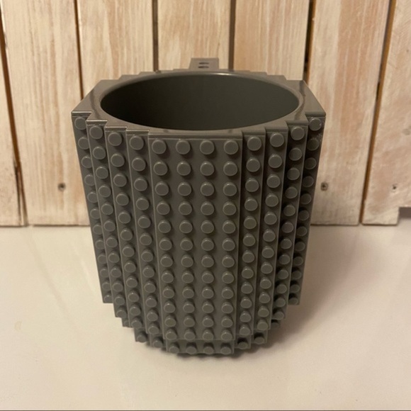 Gray Building Bricks Mug Coffee Cup - Picture 2 of 10